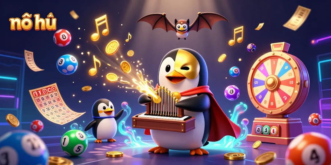 Play exciting nổ hũ games with vibrant visuals and dynamic characters in a thrilling casino atmosphere.