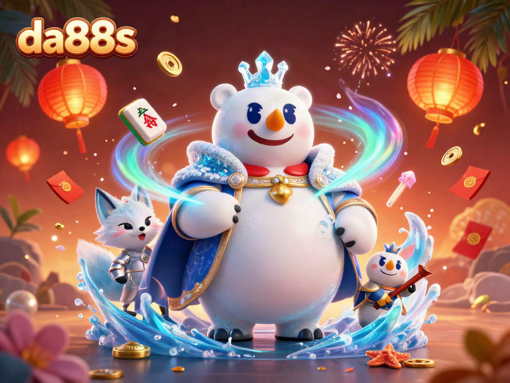 Engage with da88s by enjoying an exciting cartoon casino scene featuring animated characters.