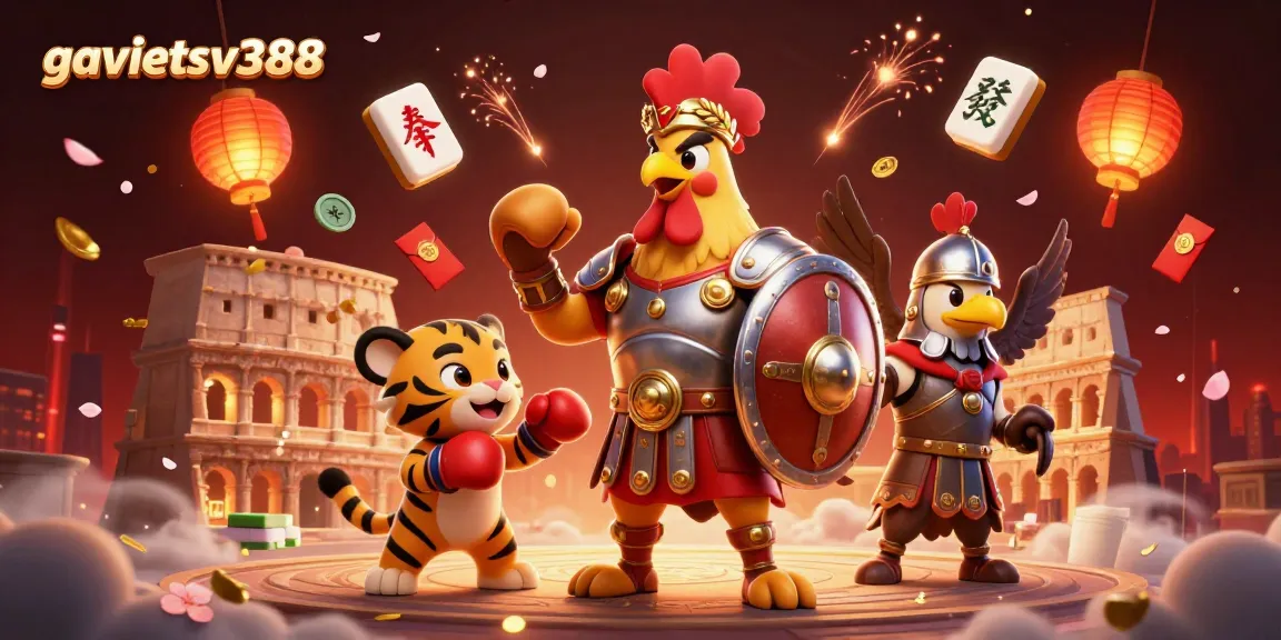 Experience thrilling cockfighting action at gavietsv388 with dynamic characters and vibrant game elements.