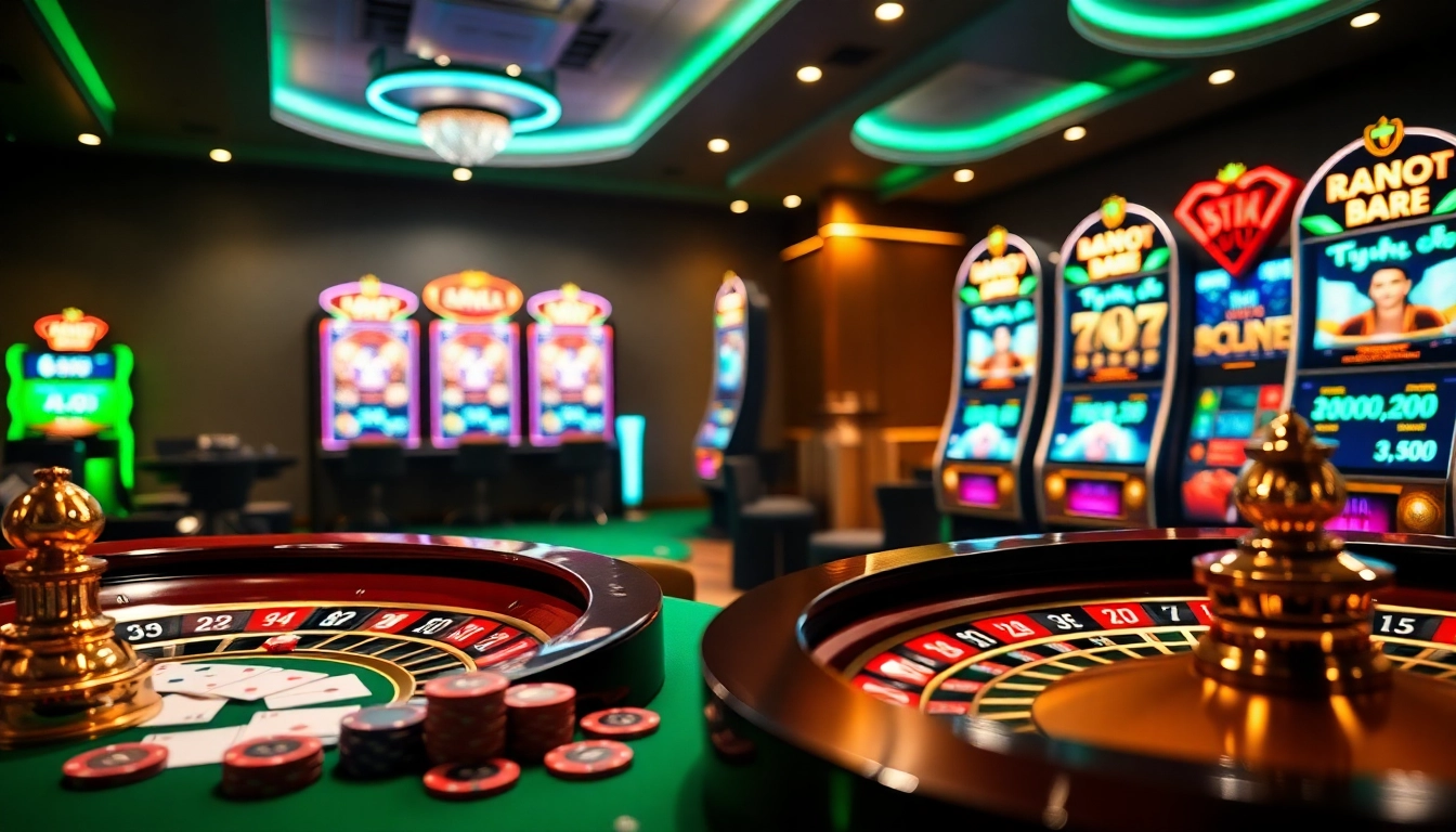 Experience high-stakes action at 8kbet.hair casino, featuring thrilling games and vibrant atmosphere.