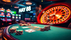 Experience the thrill of HAY 88 with vibrant casino games and immersive betting tables.