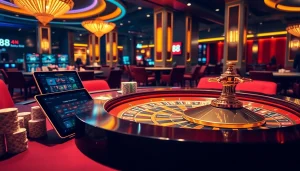 MAY88 live casino betting table showcasing thrilling gameplay and high-quality dealer interactions.