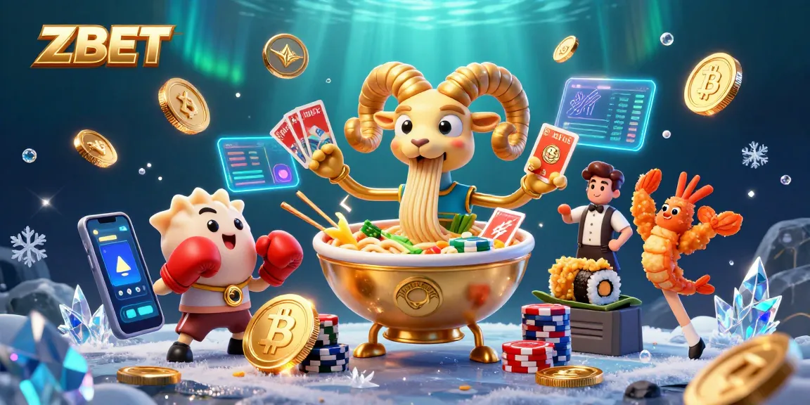 ZBET enhances online gaming with vibrant characters, crypto elements, and an inviting casino atmosphere.